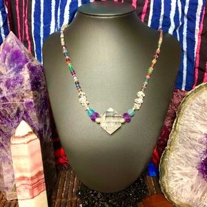 ⭐️SALE! Beautiful genuine gem quartz necklace